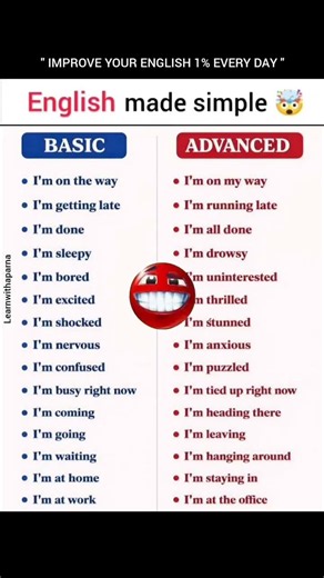 improve your spoken English basic level to advance