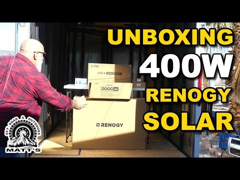 UNBOXING - Renogy 400W Solar System & LiTime Battery