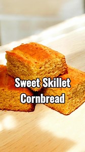 10K views · 129 reactions | 籠 Sweet Skillet Cornbread: crispy edges, soft center, and a whole lotta nostalgia. Whether you like it with butter, honey, or a side of chili, this golden classic hits every time—especially when it’s baked in cast iron.   Grab the recipe link in the first comment #CornbreadLove #CastIronCooking #ThisOldBaker #ComfortFoodDoneRight | Kim Artlip | Facebook