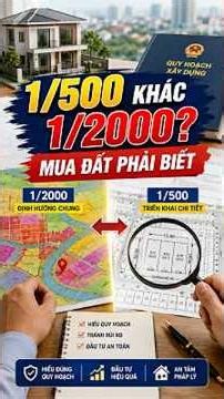Quy hoạch 1 phần 500 và 1 phần 2000 khác nhau thế nào