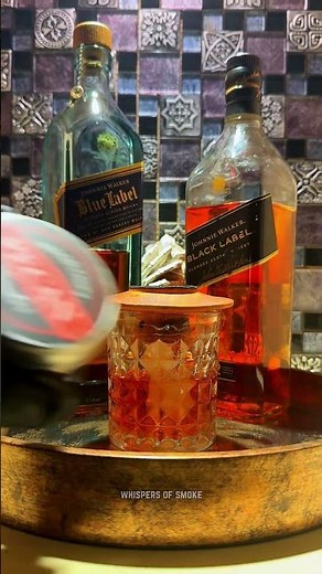 Johnnie Walker Blue Label With Honey | Luxury Whisky Pour Aesthetic