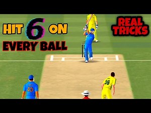Real Cricket Go Game Batting Tips | Every Ball Hit Six | Batting Tricks