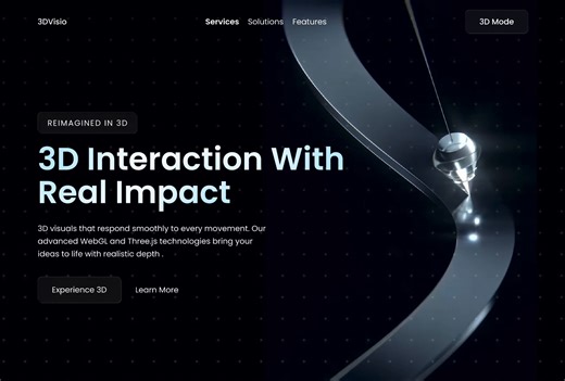 3D Illustration and 3D Website