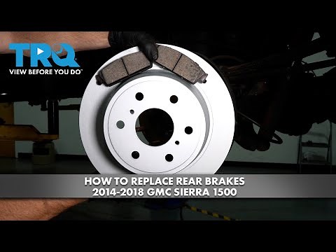 How to Replace Rear Brakes 2014-2018 GMC Sierra 1500