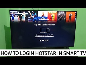 How to login Hotstar in smartTV / Android TV