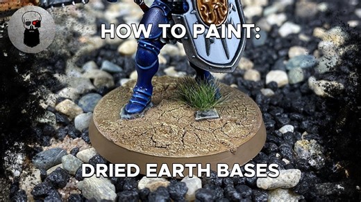 宝箱战锤涂装【Warhipster】干涸地形地盘 Dried Earth Bases 战锤AOS场景