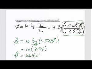 P17-17 Decibel Example Problems