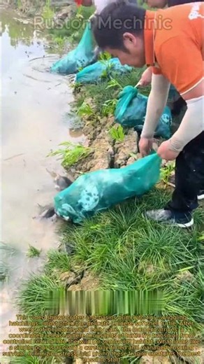 Satisfying Release of Thousands of Baby Softshell Turtles into a Pond