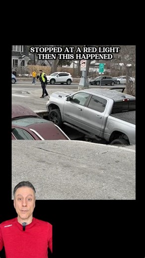 They Were Just Driving… Then the Ground Opened