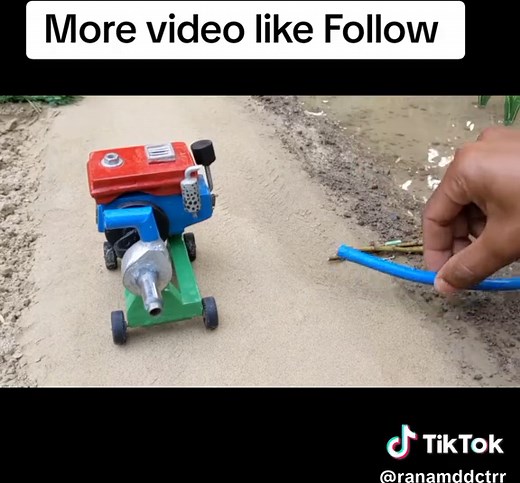 DIY Tractor Miniature Harrow Machine Science Project