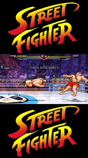 21K views · 276 reactions | JUMBO FLAPJACK VS SAGAT ! #Streetfighter #StreetFighterII #SF2 #capcom | Flash Back Games | Facebook