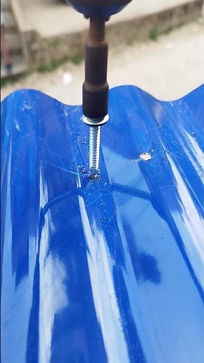 Color Roof Sheet Installation#shortvideo #viralvideo #youtubeshorts