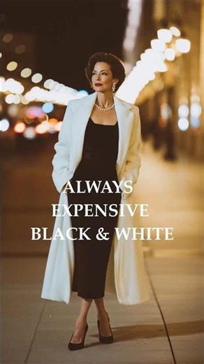 These Monochrome Looks Make You Look Instantly Refined 🖤 #fashioninspo #elegant
