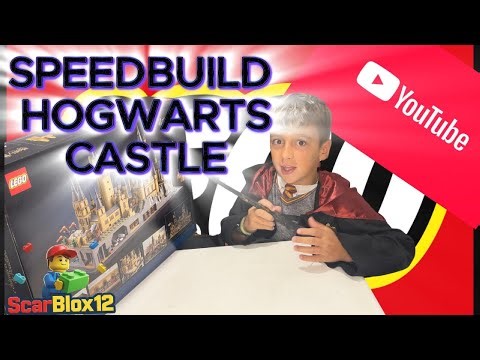 Lego Hogwarts Castle Speed Build
