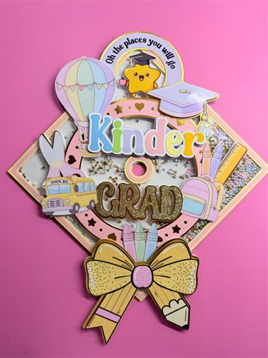 Graduation Pre Kinder Caps Decor Cap Topper Custom Kindergarten Graduation Cap Decorated Girls Boys School Graduation Cap and Gown - Etsy