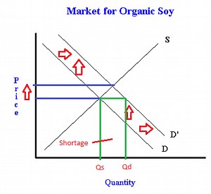 What happens when the price of a substitute good changes?