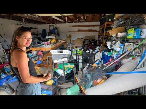 HOARDER Level Garage Overhaul... Years of Clutter GONE! | Extreme Garage Makeover