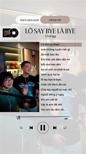 Lỡ Yêu Người Ta Mất Rồi – Lời Bài Hát | karaoke Lỡ Say Bye Là Bye