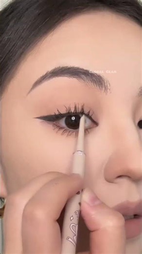easy way to draw perfectly eyeliner for beginners ❤️