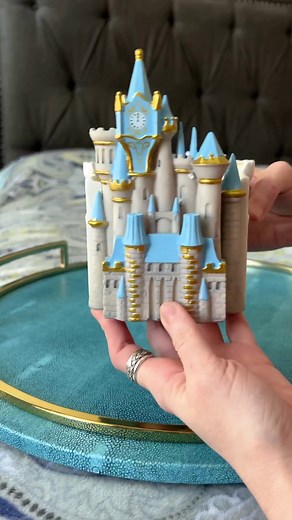 Charmed Aroma Cinderella Castle Candle with jewelry surpise inside 🩵 #charmedaroma #disney #disneycandle #candle #shopping #disneyfan #disneyfyp #fypシ #foryourpage #disneyprincess #giftguide #asmr #asmrunboxing #disneyunboxing #unboxing