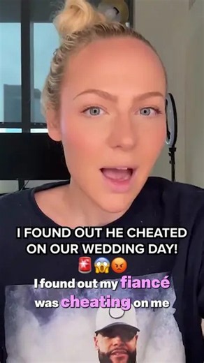 She caught her fiance cheating hours before the wedding