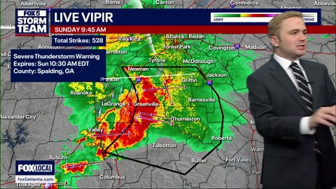 Tracking Severe Weather: Storms moving across the south metro