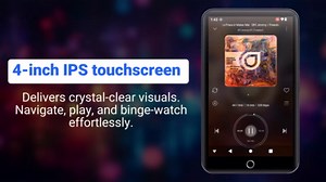 160GB MP3 Player with Bluetooth and WiFi, MECHEN Android 13 OS MP3 & MP4 Players with 4" Touchscreen and Speaker,Music Players with Spotify,Pandora, Audible, Amazon Music, Play Store