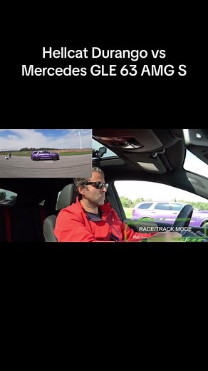 Hellcat Durango vs Mercedes GLE 63 AMG S