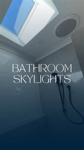 Add a skylight above your shower to instantly brighten the space and make it feel more open and luxurious ️ It’s a simple upgrade that creates a calm, spa-like vibe while making the most of natural light  Small detail, big impact. This is what smart design is all about  | Emily Rose Homes | Facebook