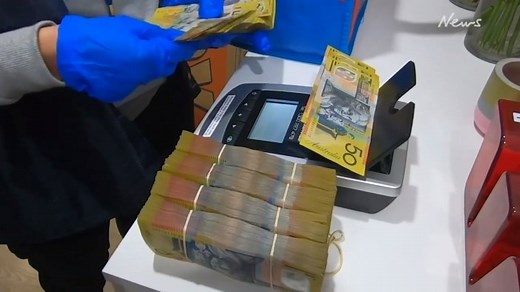 Stacks of designer goods, wads of cash seized in Sydney cocaine bust