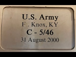 Fort Knox Basic Training C-5/46 August 2000