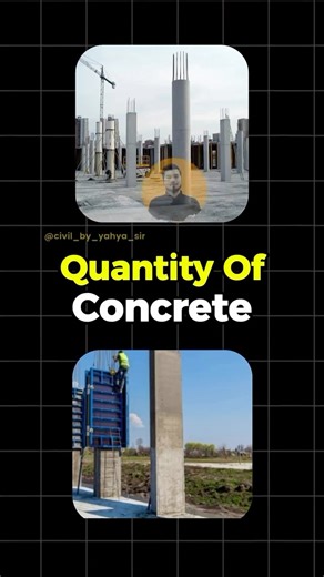 Yahya Kaludi | Civil By Yahya Sir on Instagram: "✅ How to Calculate the Concrete Volume of a Column? 📌 Rectangular Column ◼️= 1m x 0.8m ◼️=0.8m² 📌 Rectangular Column ◼️ Volume = Area x Height ◼️ = 0.8 x 3 ◼️ = 2.4m³ 📌 Circular Column ◼️ Area = πr² ◼️ = 3.14 x (0.4)² ◼️ = 0.502m² 📌 Circular Column ◼️ Volume = Area x Height ◼️ = 0.502 x 3 ◼️ = 1.506m³ @civil_by_yahya_sir 🚨 𝐋𝐢𝐦𝐢𝐭𝐞𝐝 𝐓𝐢𝐦𝐞 𝐎𝐟𝐟𝐞𝐫! 🚀 🚀 Transform Your Skills with 𝐙𝐞𝐫𝐨 𝐭𝐨 𝐇𝐞𝐫𝐨 𝐂𝐨𝐮𝐫𝐬𝐞𝐬! 🌟 ⏳ Time is