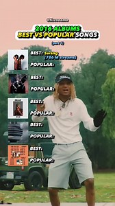 2016 Best Albums vs. Popular Songs