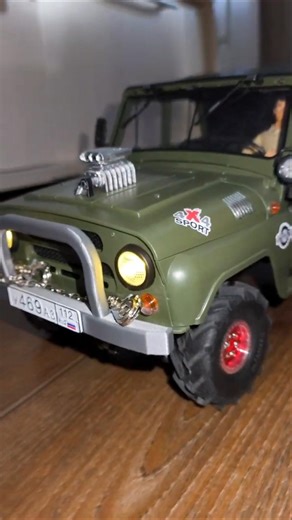 UAZik 💯💥😉turbo,WPL C94 1/12,УАЗ 469 4WD #offroad #rcmodel #miniature #uaz #automobile #rccar #rc