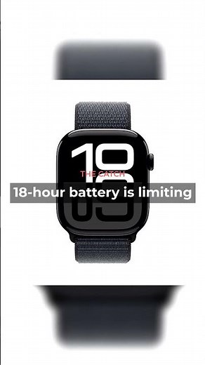 Apple Watch Series 10 Review: Bigger Screen, Same Battery? #Shorts