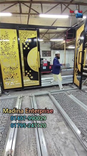 মেইন গেইটের নতুন মডেল👉স্লাইডিং-ফোল্ডিং ও পাল্লা #gate #gatedesign #maingate #infobd #shorts #reels