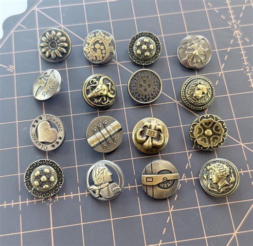 5/10 Sets - Retro Snap Button Fasteners: Leather Purse Hardware - Etsy