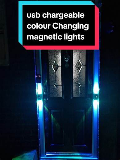 I love these lights no drilling or screws required just charge them up and they are magnetic 😁 #garden #cosy #lighting #tiktokshop#tiktokmademebuyit