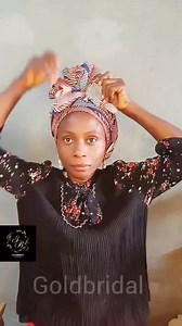Quick ankara gele tutorial for beginners #GoldBridal #Wellness #watch #reelsfypシ | Gold bridal
