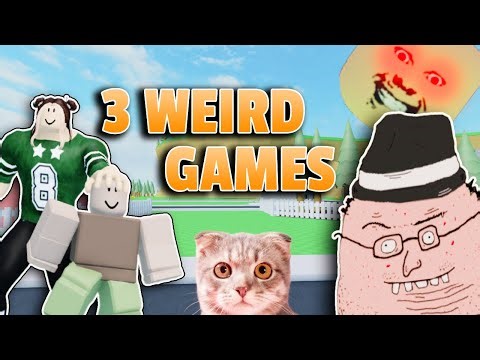 3 WEIRD ROBLOX GAMES THAT BROKE MY BRAIN! 🤯