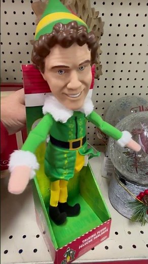 Buddy the Elf Talking Doll at Theisen’s Is Hilarious!