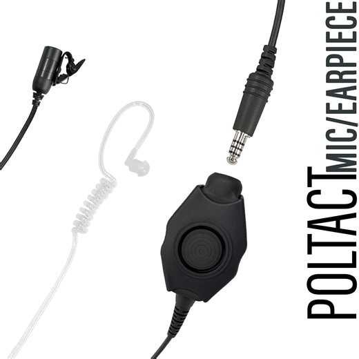 Tactical Mic / Earpiece / Tactical PTT Adapter Kit - Motorola/Retevis/