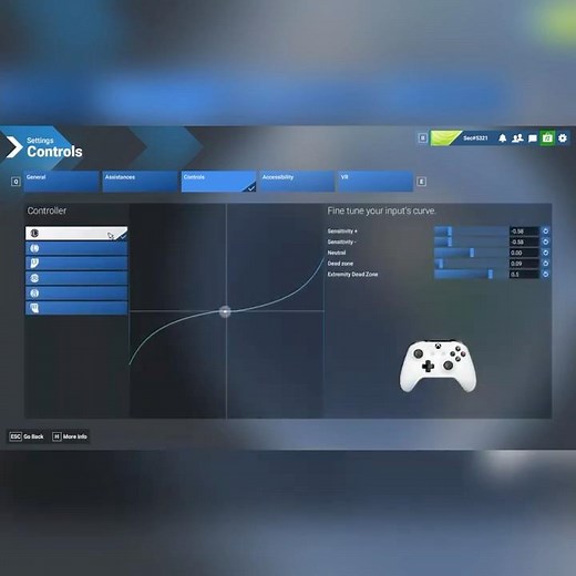 MSFS 2024 Optimized Xbox Controller Sensitivity #msfs2024 #microsoftflightsimulator #playstation