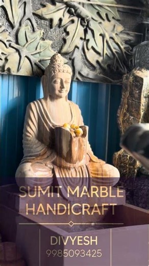 Sandstone Buddha Fountain | Peaceful Water Flow for Home & Garden Decor #gardencrafts #wallpots