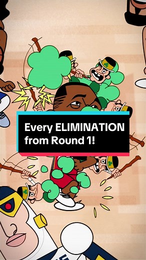 Every NBA Playoff Elimination in Round 1 | 2 Tall Animation