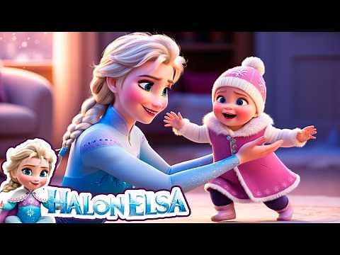 Elsa's Baby Learns to Walk 👣❄️ | Halon Elsa