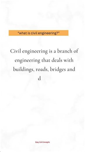 What is civil engineering? | Civil basics #civilengineering #civilbasicknowledge ￼￼