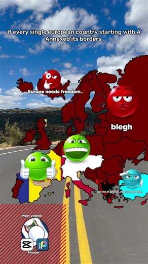 If every country starting with A annexed its borders.