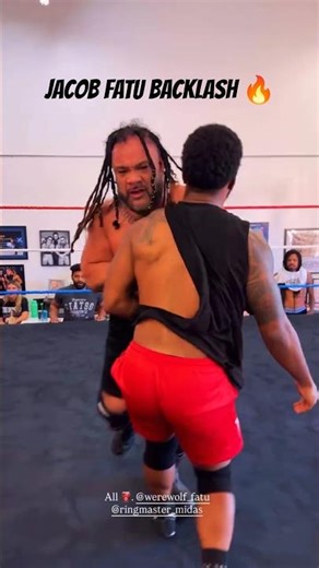 Jacob Fatu Backlash Training 🔥 Preparing for WAR Against Roman Reigns #wwe #romanreigns #wwebacklash