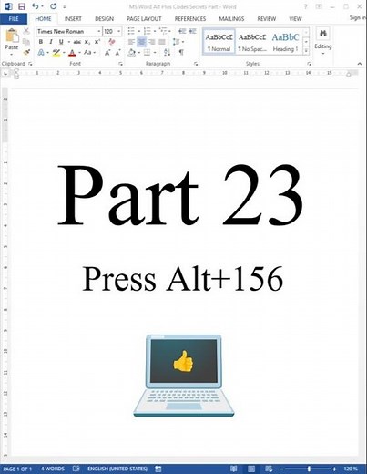 MS Word Alt + Codes Secrets Part 23 | Alt Codes Secrets | Hidden Keyboard Shortcuts You Must Know